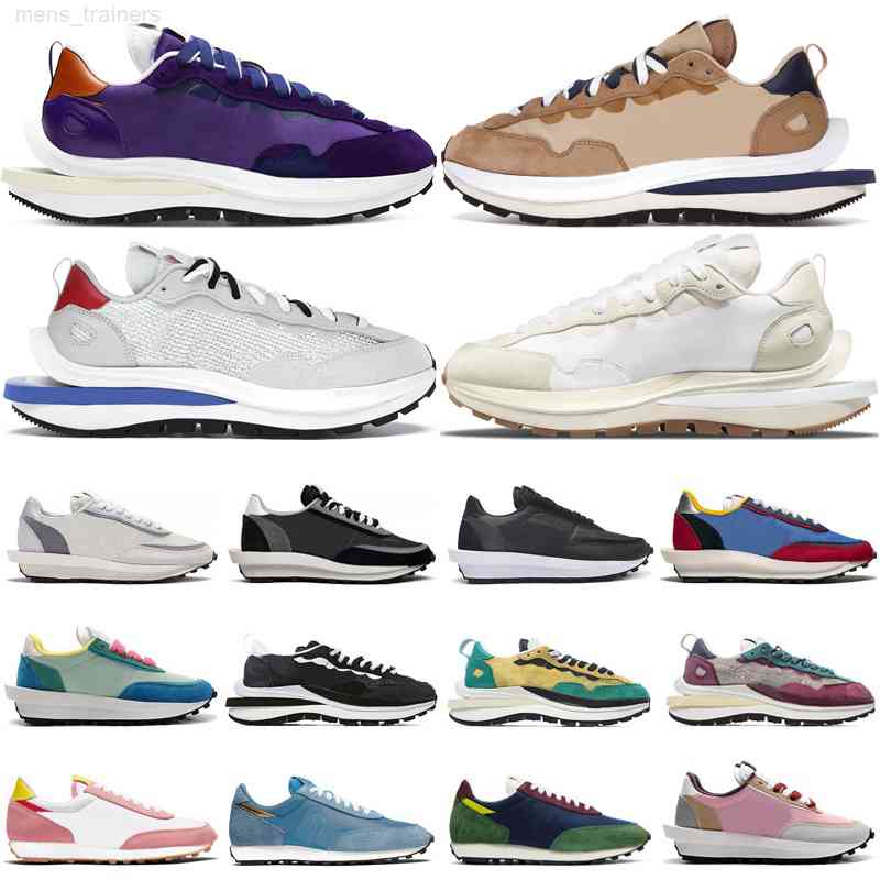 

vaporwaffle ldv running shoes for men women Dark Iris Sail Sesame Summit White Black Nylon Pine Green outdoor sports sneakers, #5 white nylon