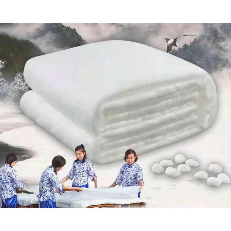 

Winter mulberry silk quilt manual positioning 100% mulberry silk quilt cover cotton blanket bed quality home textile, Purple