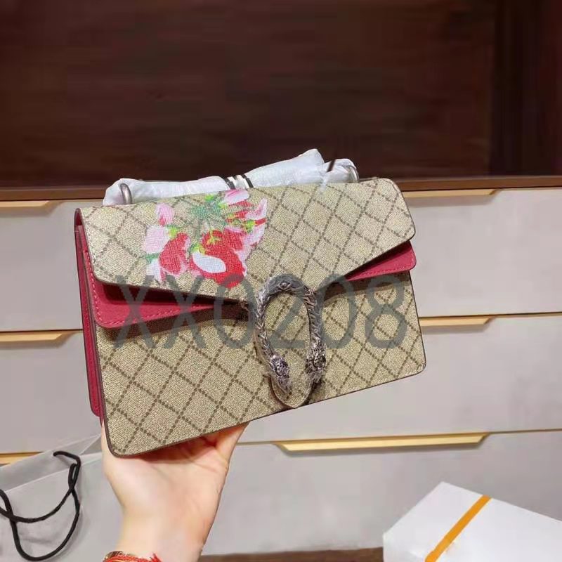 

Designer design high quality fashion women's chain bag, gift box, size 28cm