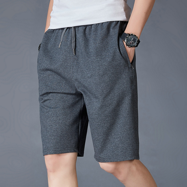 

Man Men's Casual Shorts Plus Oversized Loose Capris Super Fat Pants, White;black