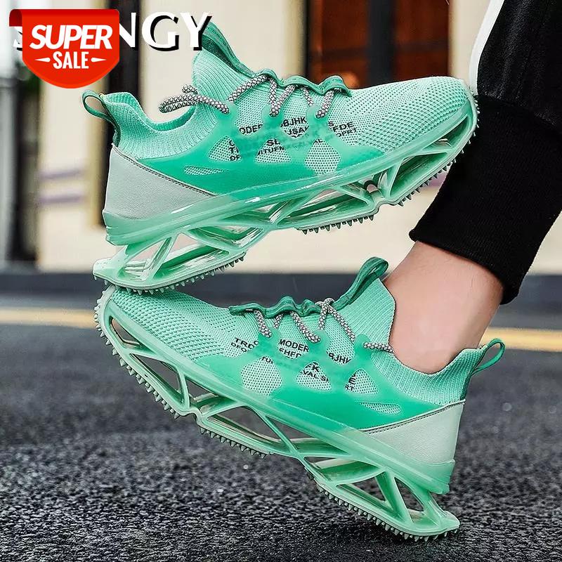

Men's Fashion Sports Shoes 2020 Trend Shock Absorption Jogging Casual Shoes Men Breathable Comfortable Sneakers Vulcanized #dL8q