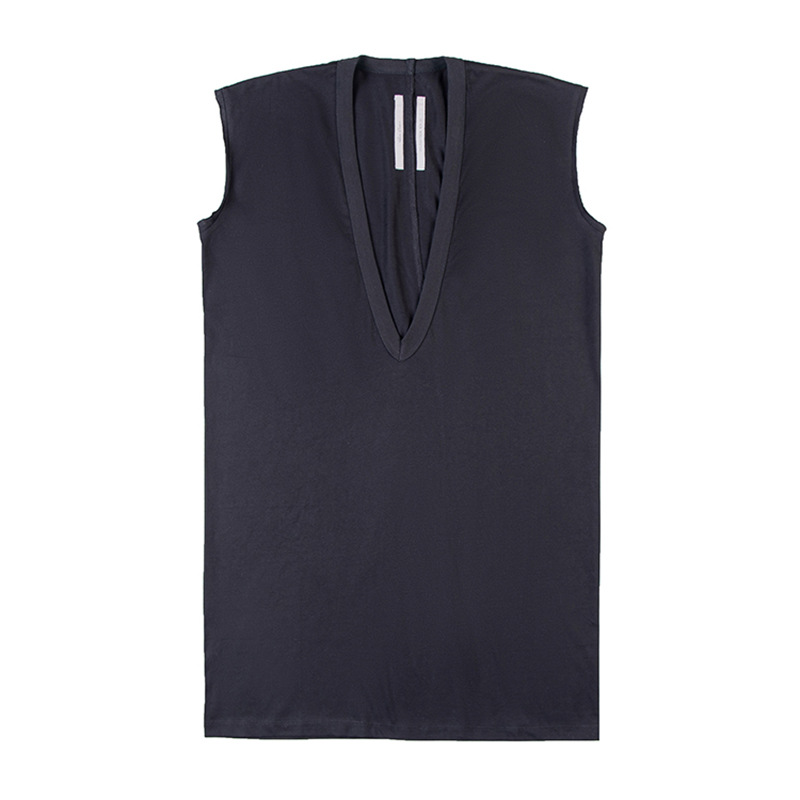 

RICK Dark RO OWENS 2021ss Black Vest Mens Womens Designers T-Shirts Loose Tees Tops Man  Casual Shirt Shorts Sleeve Clothes, White