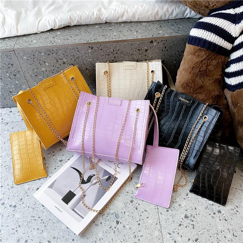 

Casual Solid Women Shopping Shoulder Bag Lady Fashion Yellow Leather Bag Messenger Handbag Underarm Crossbody Composite Bags, Black