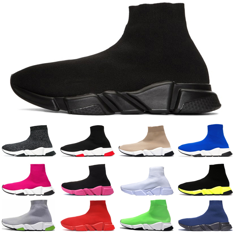 

Sock Casual Shoes Men Women Designer Platform Sneakers Triple Black White Red Beige Navy Blue Pink Outdoor Sport Shoe, #23