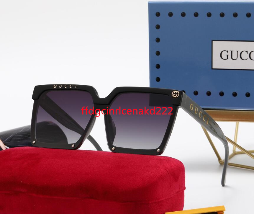 

113 GGHOT 2021 Designer Square Sunglasses Men Women Vintage Shades Driving Polarized Male Sun Glasses Fashion Metal Plank Eyewear, Black