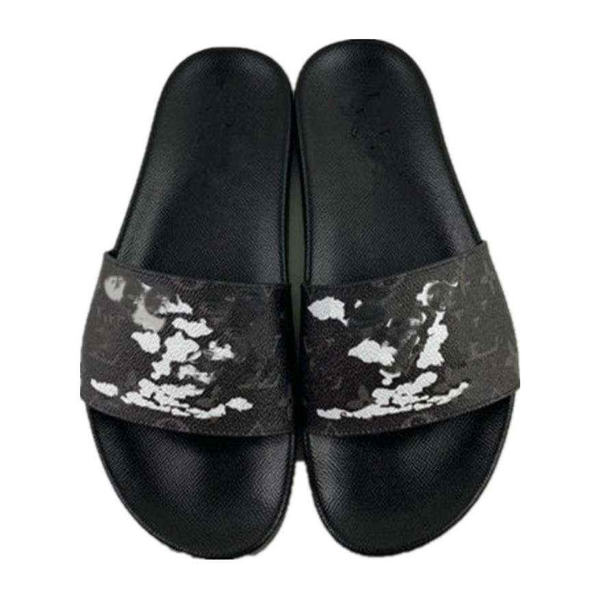 

Newest Fashion Letter Couple Slippers Luxury Designer Plaid Men's and Women's Non-slip Flip-Flops Brand Female Beach Shoes Slipper Sandals Size 35-46