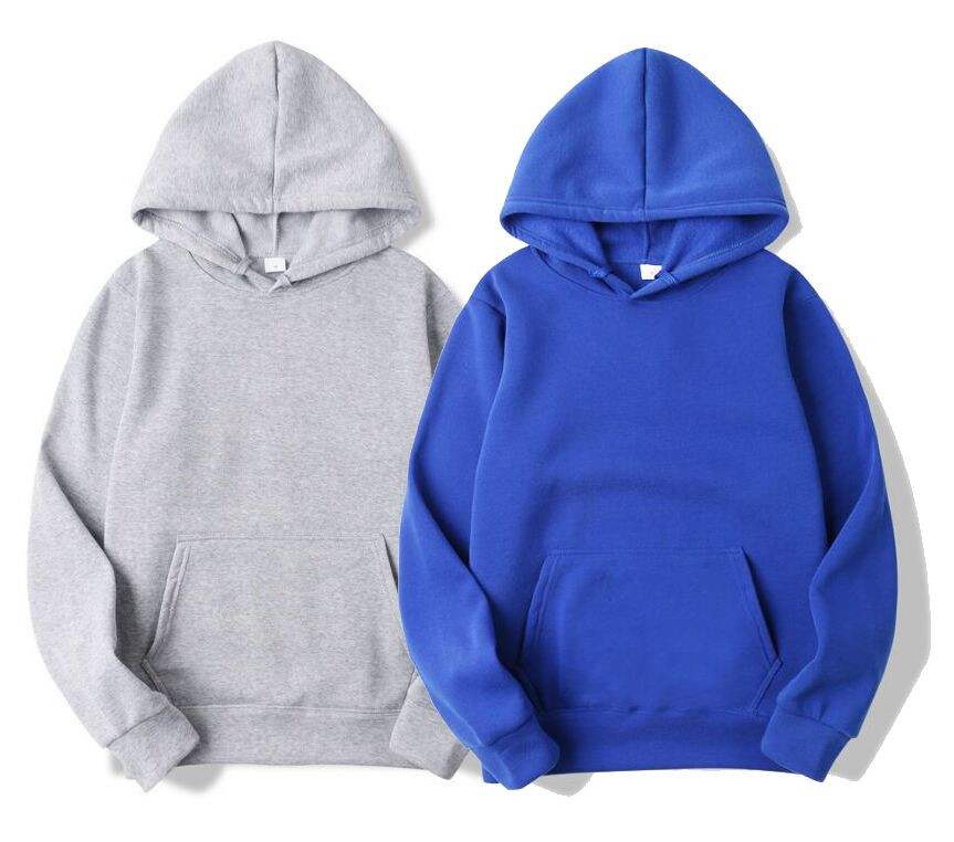 

New Hoodie Men 2021 Spring Casual Solid Long Sleeve Mens Hoodies Sweatshirts Slim Cotton Hoody Sweatshirt Women Hooded Streetwear, Black