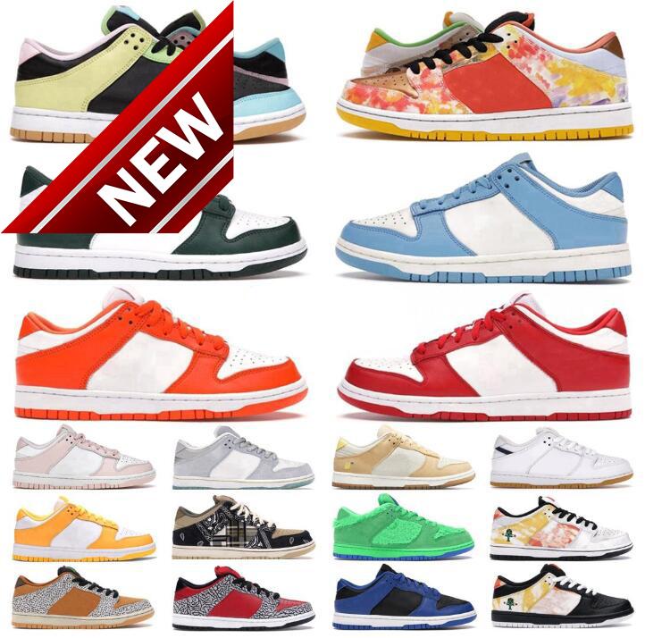

Sb Low Unc Ts Running Shoes Lows Street Hawker Coast Chunky White Black University Blue Red Kentucky Men Women Sneakers Size 36 -45, 45 raygun tie dye