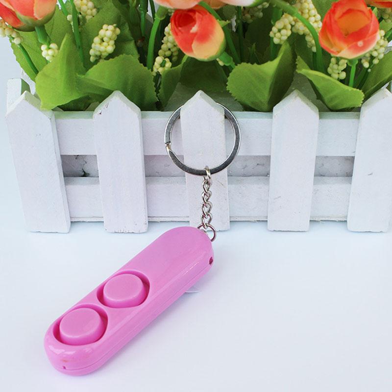 

Keychains Ladies Individuality Security Device Key Holoder Anti-rape Alarm Loud Alert Attack Panic Keychain 4 Random Color