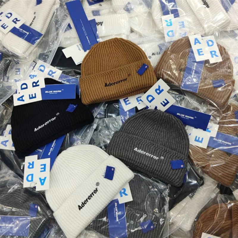 

2021 New Fw Adererror Embroidery Beanies Men Women Casual Ader Error Caps Best Quality Hats R19a, 18