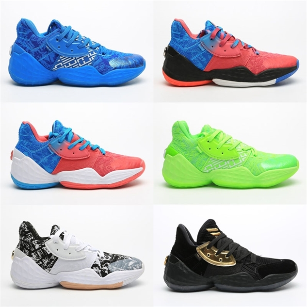

Goodjob 2019 New Arrival Harden Vol.4 sports Shoes For Men MVP Athletic Shoes James LS PK Bred Black White Sneakers Shoes