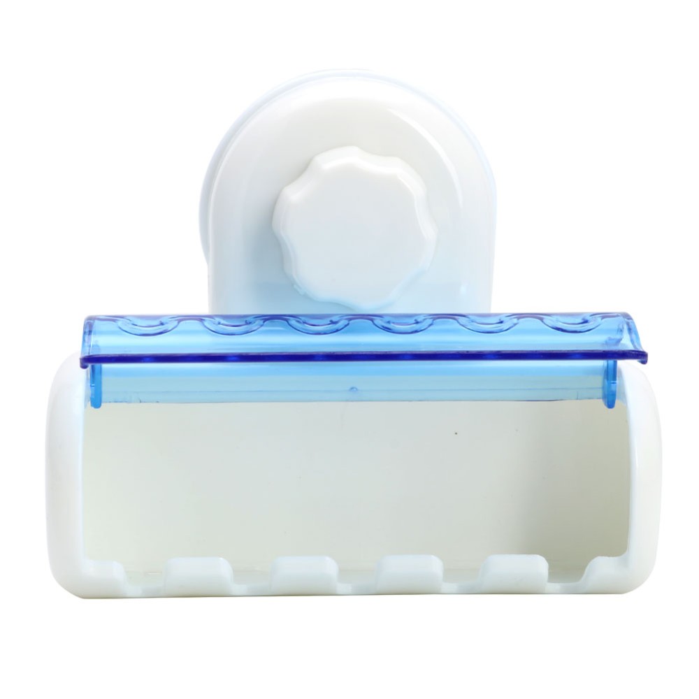 

Toothbrush Spinbrush Plastic Suction 5 Toothbrush Holder Wall Mount Stand Rack Home Bathroom Accessories