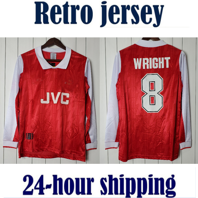

9496 retro home long sleeve 1994 1996 football jersey size S-2XL, Black;yellow