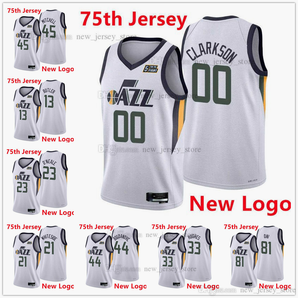 

Printed 2022 Diamond 75th New White Basketball Jerseys 27 Rudy 45 Donovan Gobert Mitchell 11 Mike 00 Clarkson Conley 44 Bojan 2 Joe Bogdanovic Ingles 23 Royce O'Neale, Other jerseys. send pictures on orde