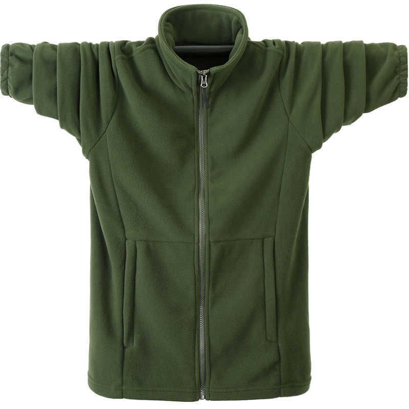 

Autumn Winter Hoodies Men Casual Hoodies Sweatshirt Jacket Male Fleece Warm Army Green Windbreaker Large Size Soild Coats 6XL X0621, Blue