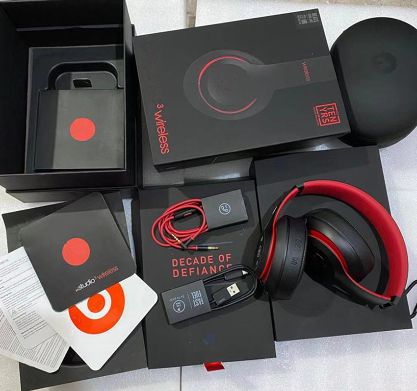 

for BS Studio 3 Wireless headphones Bluetooth Headphones headset Deep Bass Earphone With Retail Box Support Pop up Window, Blue