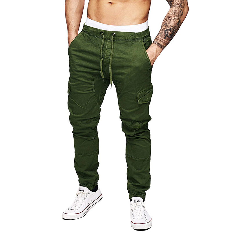 

Slim-fit elastic trousers men's assault tactical pants lightweight cotton outdoor military combat overalls work pants work pants, Black