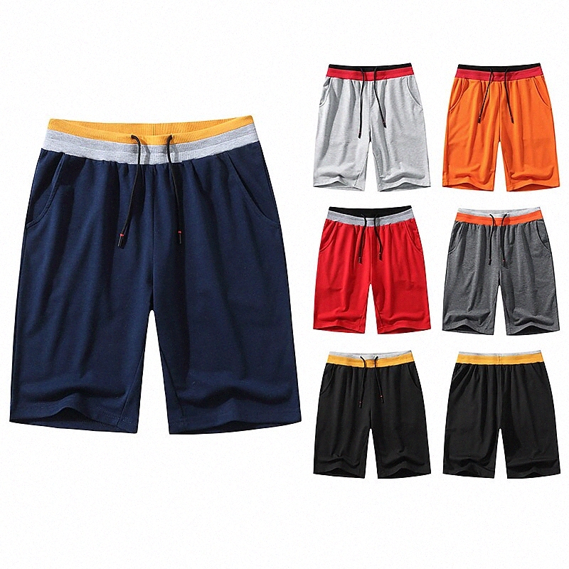 Shorts de Hommes Shorts Courts Pantalons courts Casual Simple taille moyenne Noir Gris clair Orange Gris foncé Rouge S M L XL XXL 562G #