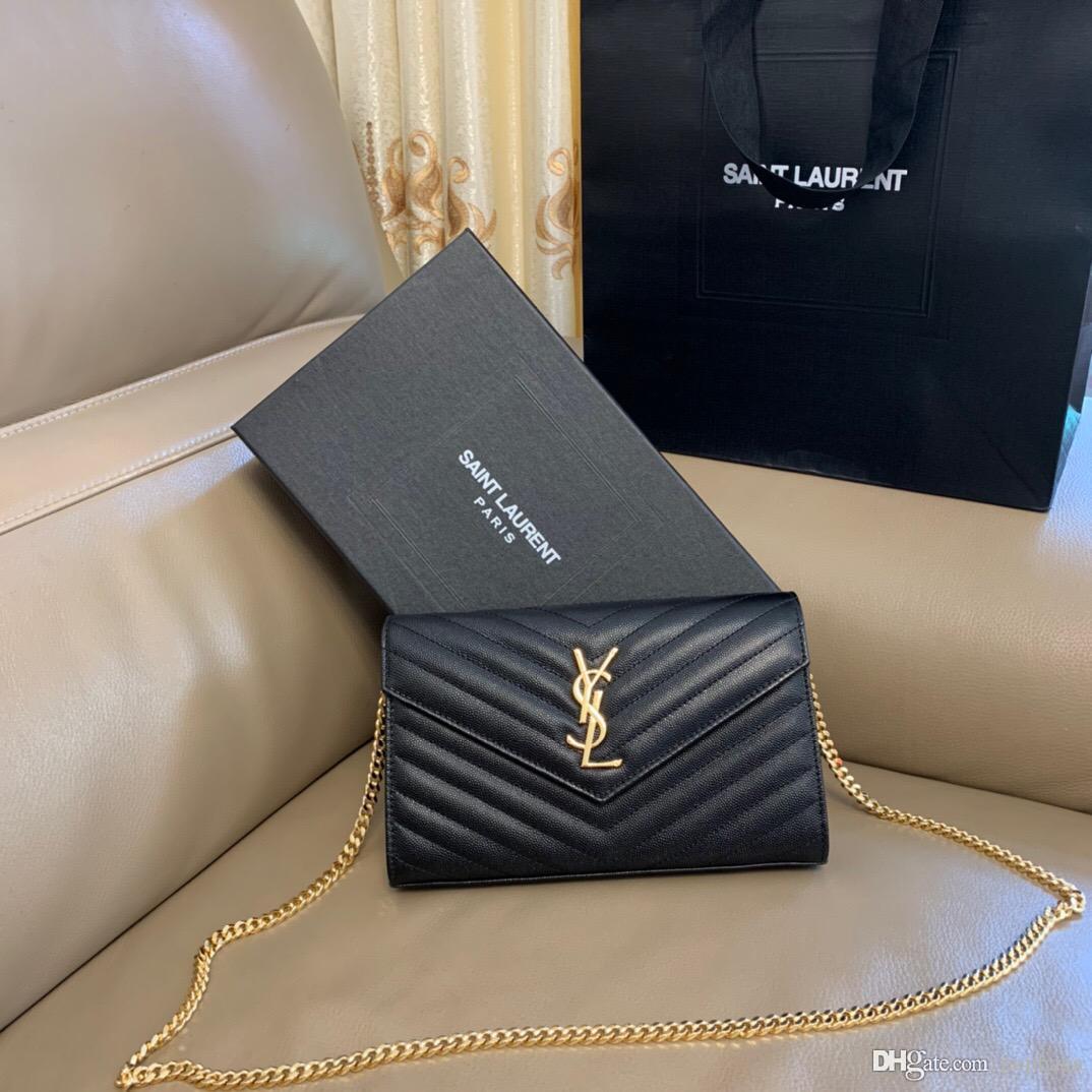 

YSL Saint Laurent Classic rhombus chain leather shoulder bags designers luxury clutch women handbag luxury Designer handbags Y01