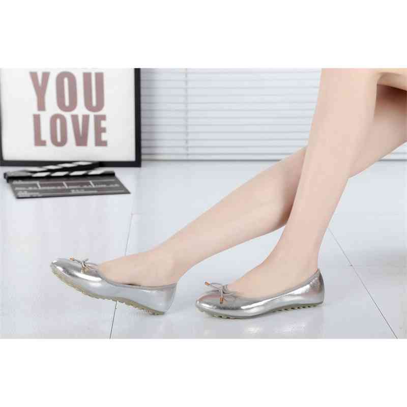 

Sandals women genuine woman shoes flats casual ballet apartments bigger TF87, 1# shoe box