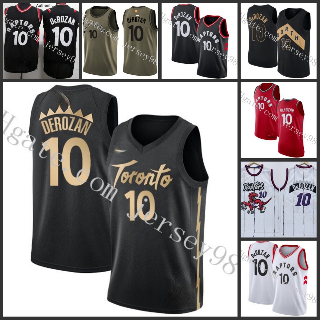 

Toronto''Raptors''MEN 10''Demar DeRozan retro Basketball''Jersey