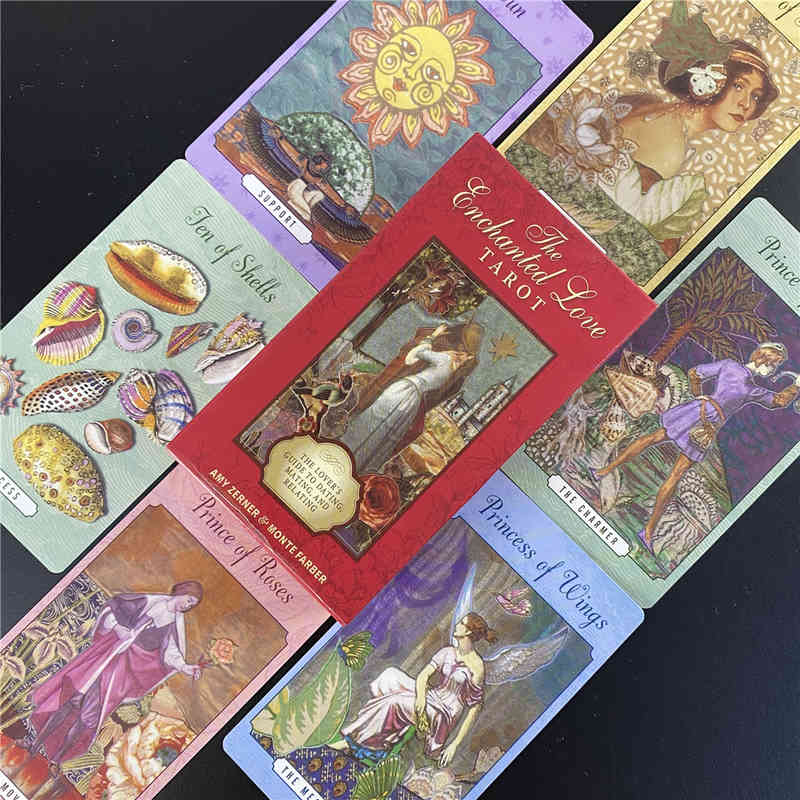 

HAY HOUSE New High Quality The Enchanted Love Tarot Cards Fortune Guidance Telling Divination Deck Board Game With PDF Guidebook DIXIT