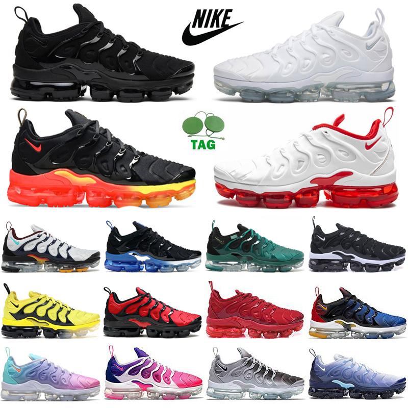 

Air Max Vapormax Plus Tn Running Shoes for men women Fresh Triple Black White Atlanta Royal Blue Bumblebee Bred mens trainers sports sneakers size 36-45 vapor, 43