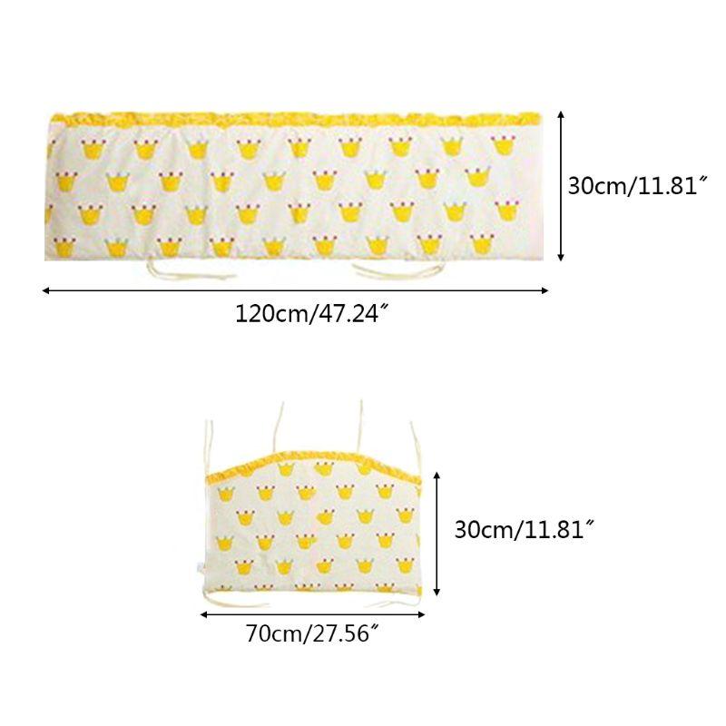

Bedding Sets 5pcs Universal Cotton Baby Set Washable Universe Design Toddler Crib Bumper Bed Sheet Pillowcase 40JC