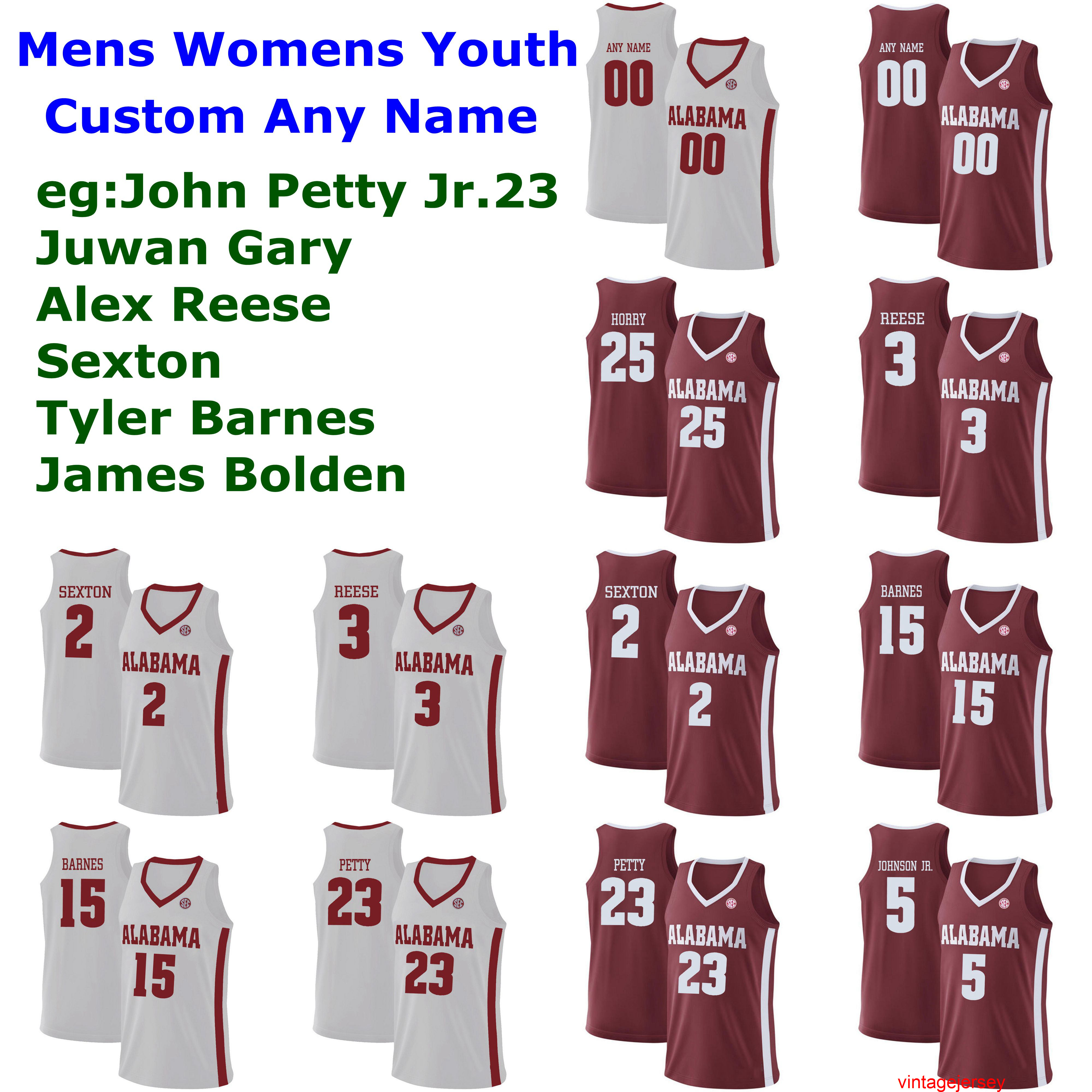 

NCAA Alabama Crimson Tide Jerseys Braxton Key Jersey Donta Hall JaMychal Green Riley Norris College Basketball Jerseys Mens Custom Stitched, Womens red