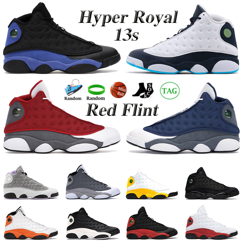 

13 men basketball shoes women Black Hyper Royal Cat Red Flint Obsidian Del Sol Court Purple Cool Grey Houndstooth Playground Bred trainer sport Sneakers