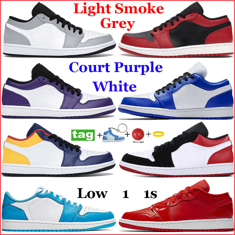 

Mens Low 1 basketball shoes 1s Light Smoke Grey Court Purple White black chicago UNC Shadow game hyper roral toe women sneakers trainers, #21- pine green
