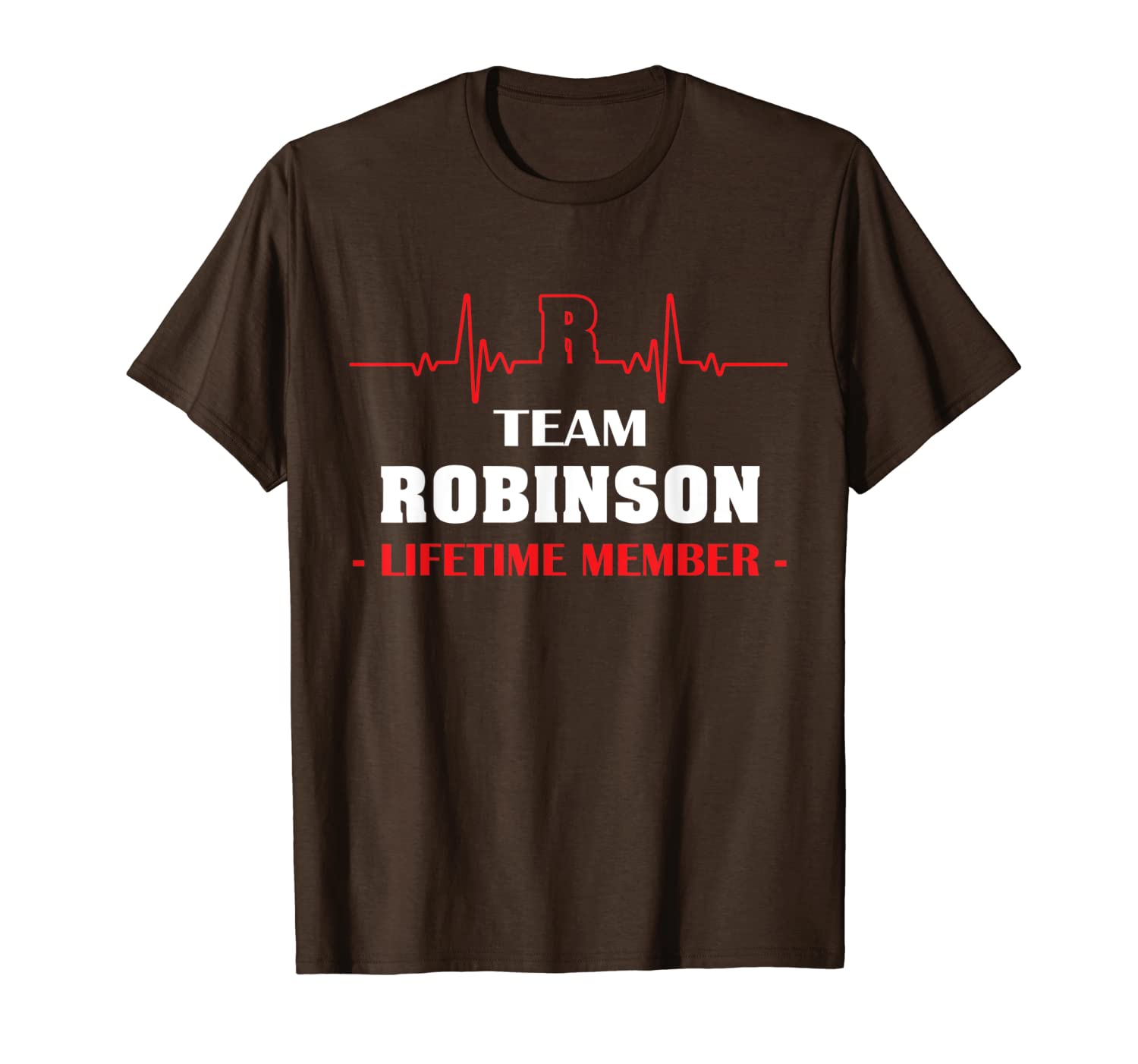 

team robinson lifetime member family youth shirt father's da, White;black