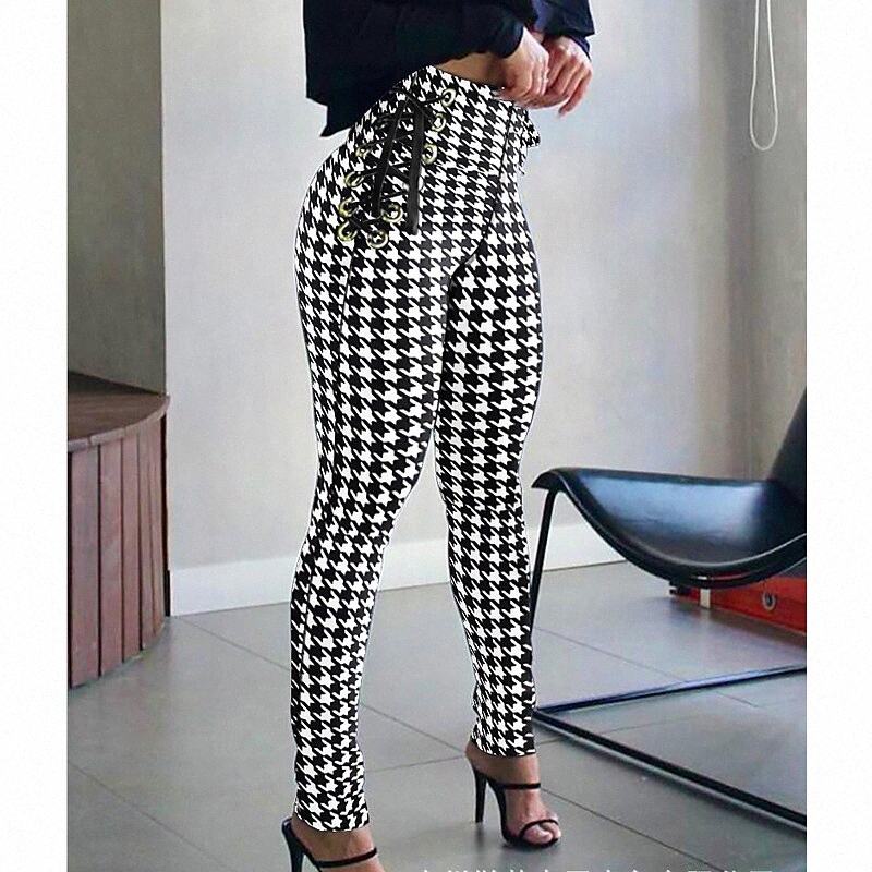 Women's Fashion Tights Leggings Drawstring Print Full Length Pants Casual Weekend Micro-elastic Plain Graphic Cotton Blend Comfort Mid Waist Bl