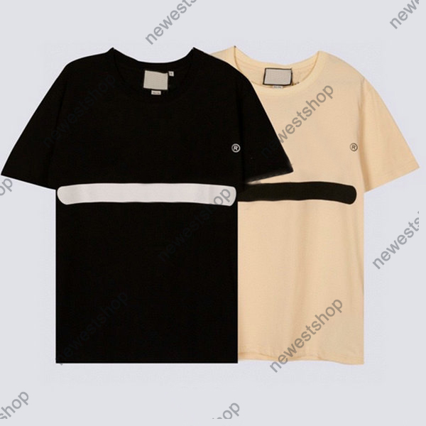 

21ss spring summer Mens t-shirts Designer luxury t shirt classical letter print cotton casual Stripes pintting tshirt tops tee asian size, White;black