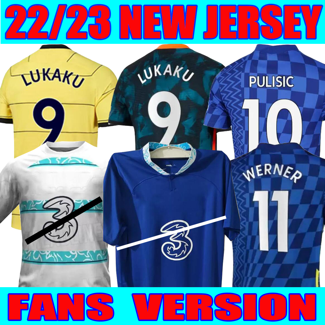 

CFC 21 22 23 soccer jersey LUKAKU PULISIC ZIYECH HAVERTZ KANTE WERNER ABRAHAM CHILWELL MOUNT JORGINHO 2021 2022 2023 GIROUD football shirt, 22/23 home