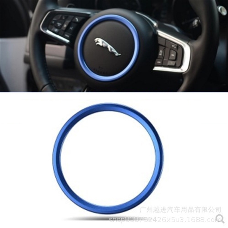 

Special for Jaguar Xf Xe F-pace F-type Modification Steering Wheel Trim Ring Interior Bright Strip