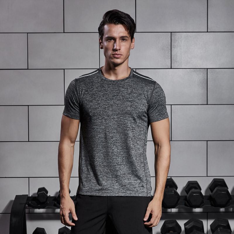 

2021 Men Summer Quick Dry Sports Running T-shirts Gym Short Sleeve Stretchy Fitness Training Jogging Sportswear Tops Reflective, Msfc010