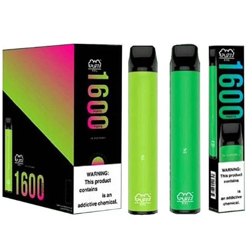 

Puff XXL Disposable Vape pen Pods Device e cigarettes 850mAh Battery 1600 puffs Bar Pre-filled Kit disposable