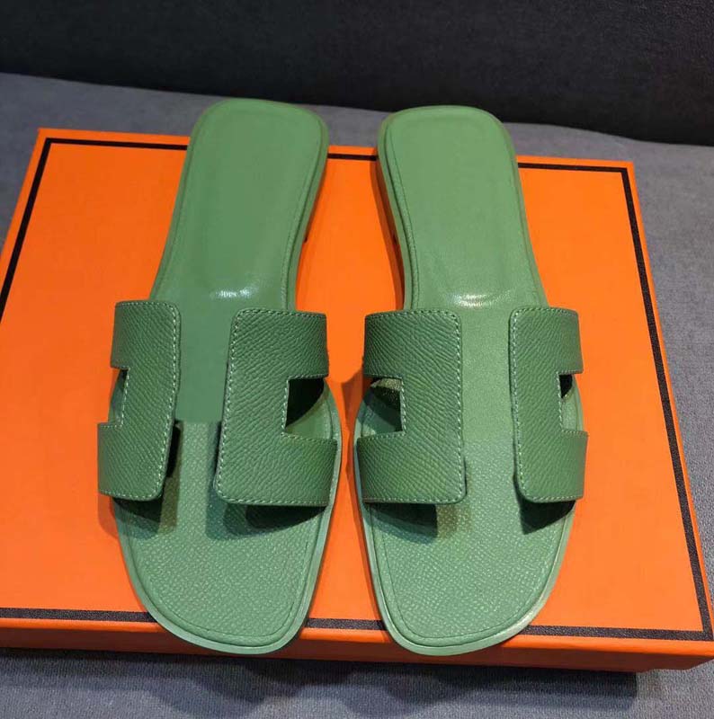 

Classics Fashion Women slipper Sandals Slides Summer Sexy real leather platform Flats Shoes Ladies Beach Slippers home011 32, #38