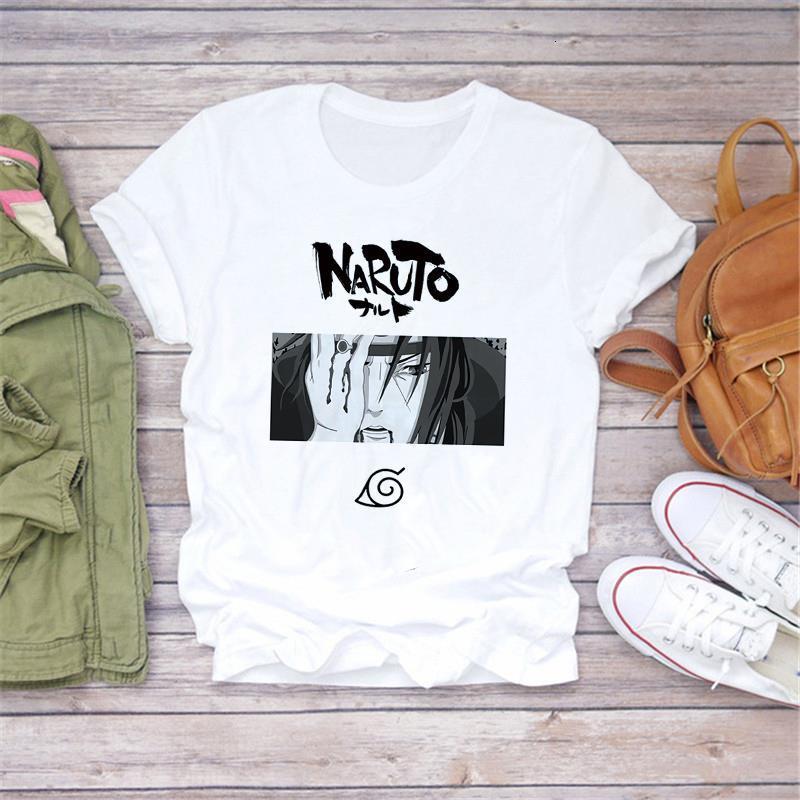 

Women T Shirt Short Sleeve Naruto Uchiha Sasuke Itachi Print Harajuku T-shirts Women Clothes Cool Hip Hop Girls Tee Tops, W4468