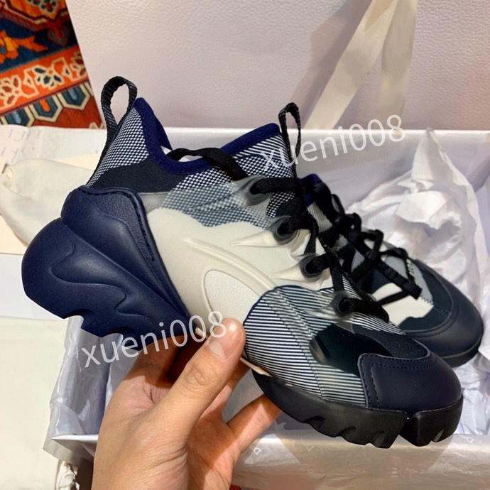 

2021 Designer New Oblique D Printed Running Shoes Black Luxurys Pink Mens Trainers Women Sports Sneaker xxl210402, Choose the color