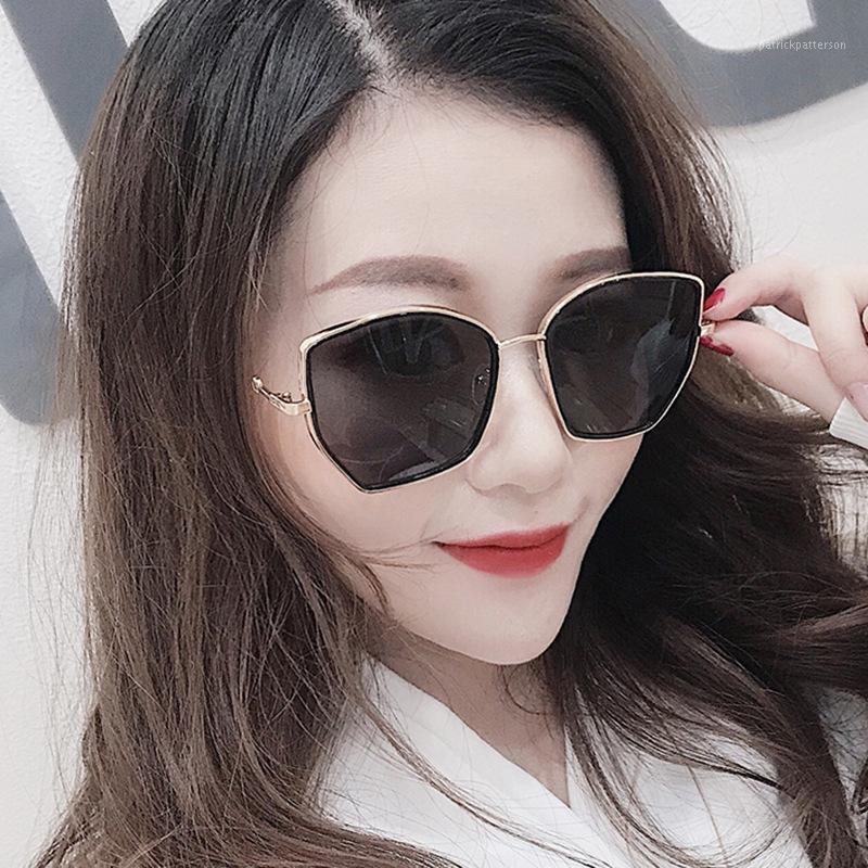 

Metal Sunglasses Irregular Polygon Korean Women