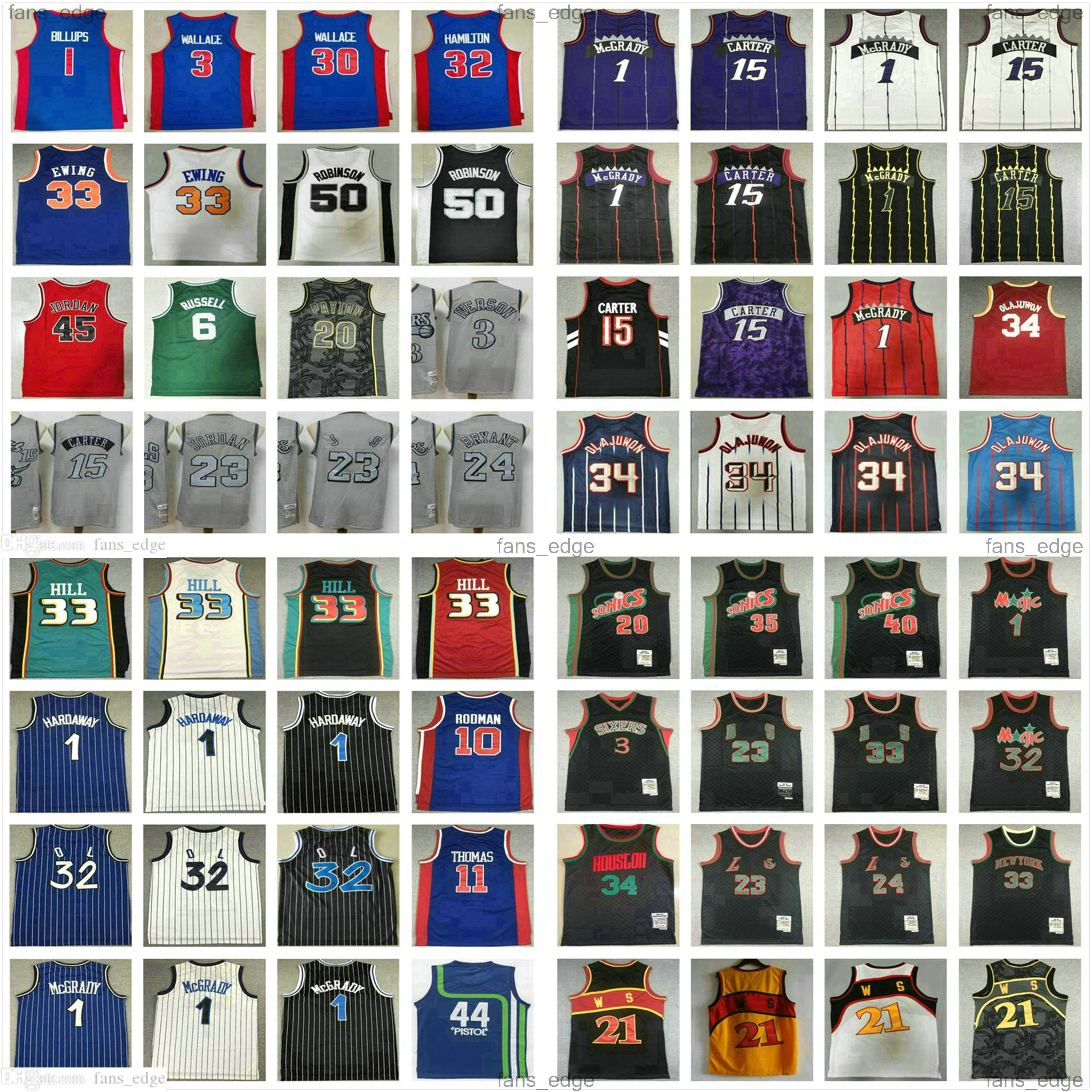 

Retro Pistol 44 Pete Maravich Basketball Jerseys Ben 3 Wallace Rasheed 30 Wallace Chauncey 1 Billups Richard 32 Hamilton Patrick 33 Ewing David 50 Robinson Shirt, Tell us which one