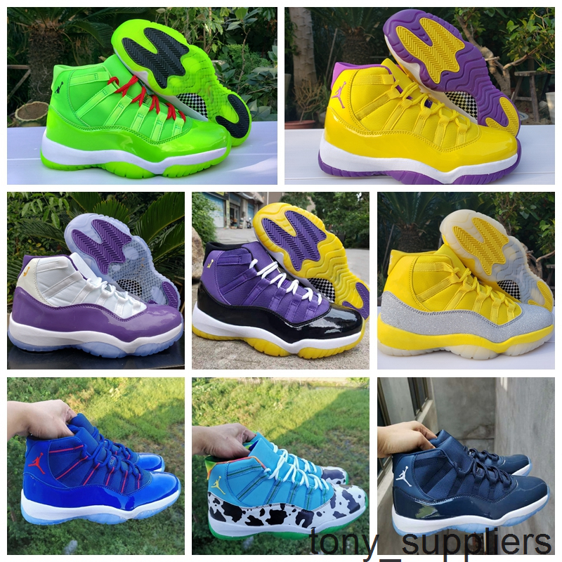 

2021 Fashion Jumpman 11 11s cow Ice cream Men Basketball Shoes Pulse-Black-Universit Devil Designer Outdoor baskets Mens Sports Sneakers