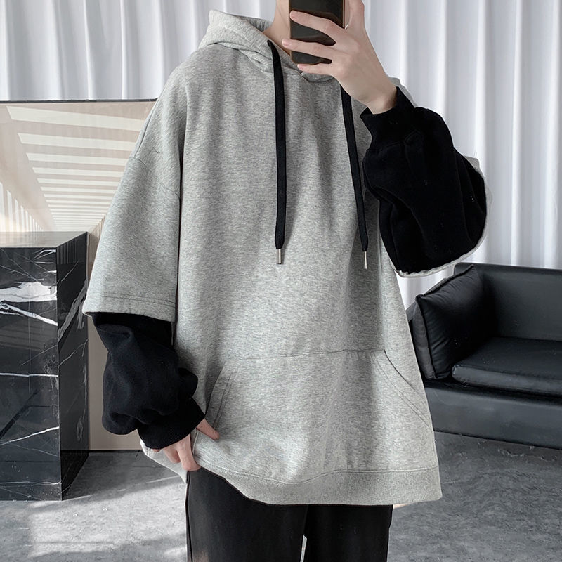 

2021 New Style Plus Fleece Hoodies Men's Fashion Casual Hooded Sweatshirt Men Streetwear Winter Pullover Hoodie Mens -5xl 430h, Blue