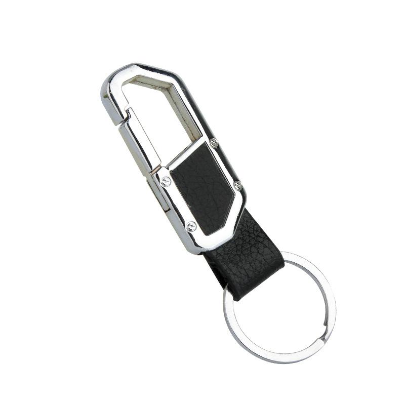 

Keychains Metal Keychain Creative Gift Men's Waist Buckle Leather