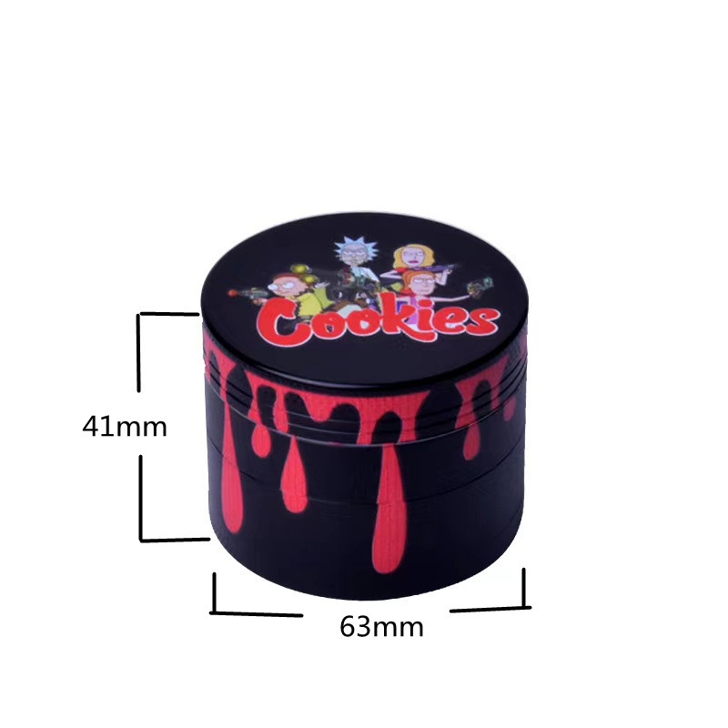 

Top Inquiry Cookies Grinders Smoking Zinc Alloy Material 4 Layers Tobacco Cigarette for Herb Vaporizers In Stock OEM Design welcomed