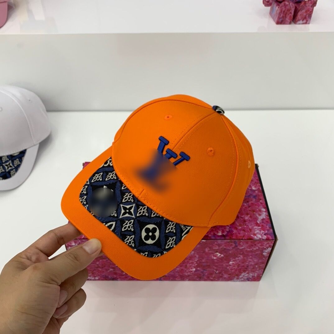

2021 luxury mens designer caps hot orange fashion women snapbacks designers hip hop men baseball cap, Blue;gray