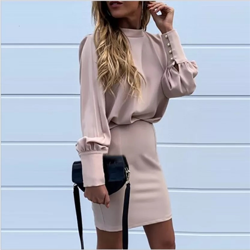 

2021 New Women Autumn Backless Long Sleeve Solid Winter Casual Bodycon Office Ladies Slim Sexy Party Vestidos Js4q, Wd279ka