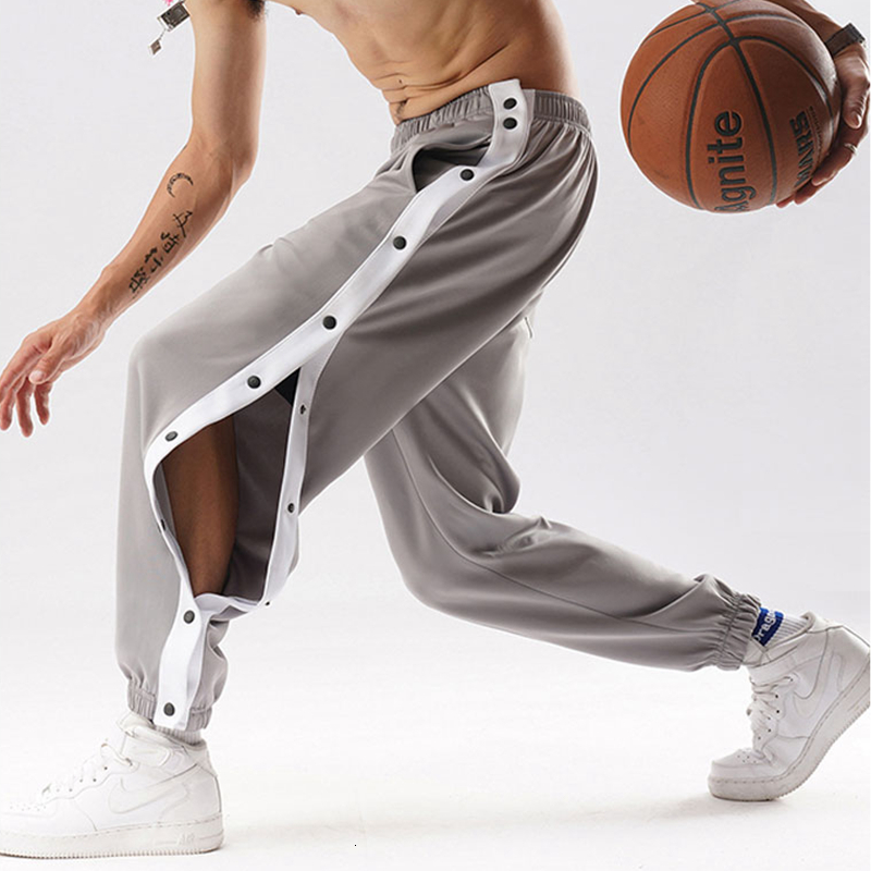 

New 2021 Brand Sweatpants Men Clothing Joggers Harajuku Plus Size Buttons Homme High Quality Korean Style Casual Clothes V44x, Black